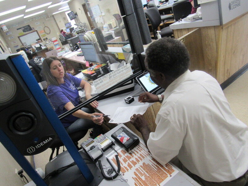 Tag office switches to walk-in customers only